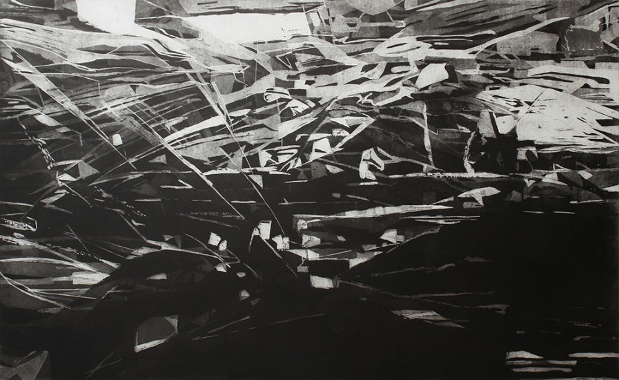 Composition 2 | aquatint, etching |100x70 cm